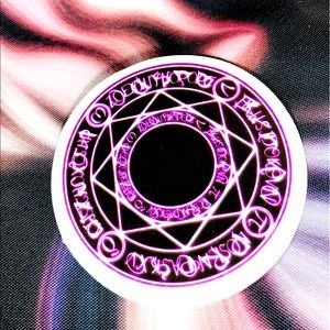 Script Spiritual Mandala Talisman Medallion Totem Decor Sticker